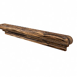Prefinished Tobacco Road Acacia 1 in thick x 1.875 in wide x 14.75 in Length Retro Fit Return